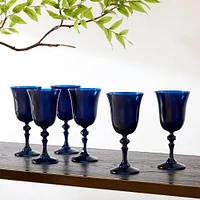 Estelle Colored Glass Regal Goblet (Set of 6) | West Elm