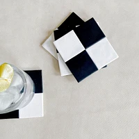 Abcrete & Co. Checkered Coaster Set | West Elm