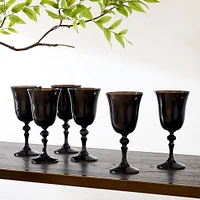 Estelle Colored Glass Regal Goblet (Set of 6) | West Elm