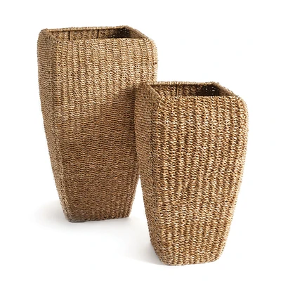 Seagrass Square Planters | West Elm