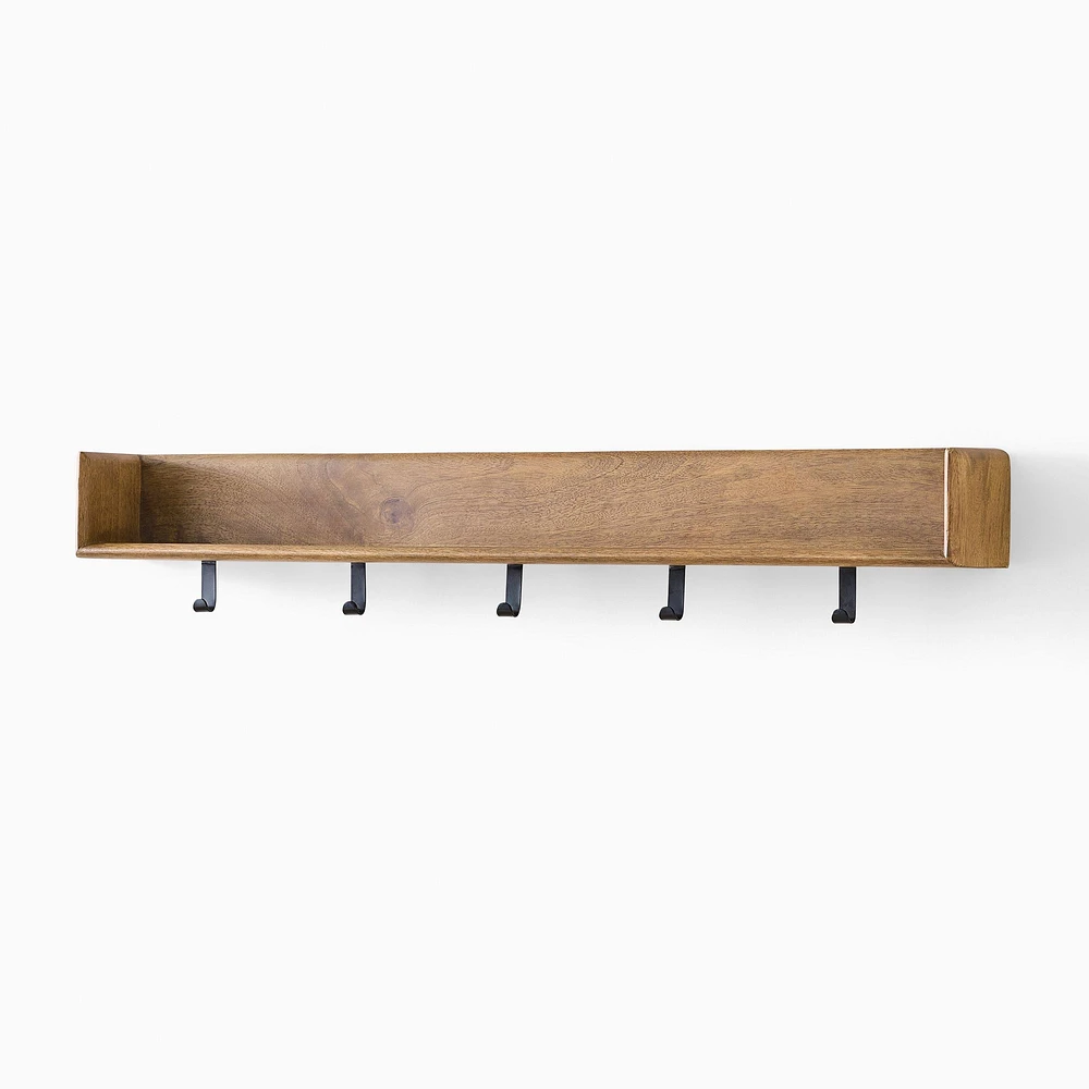 Anton Shelf w/ Hooks (44") | West Elm