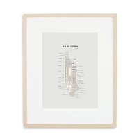 42 Pressed City Maps - New York | West Elm