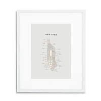 42 Pressed City Maps - New York | West Elm