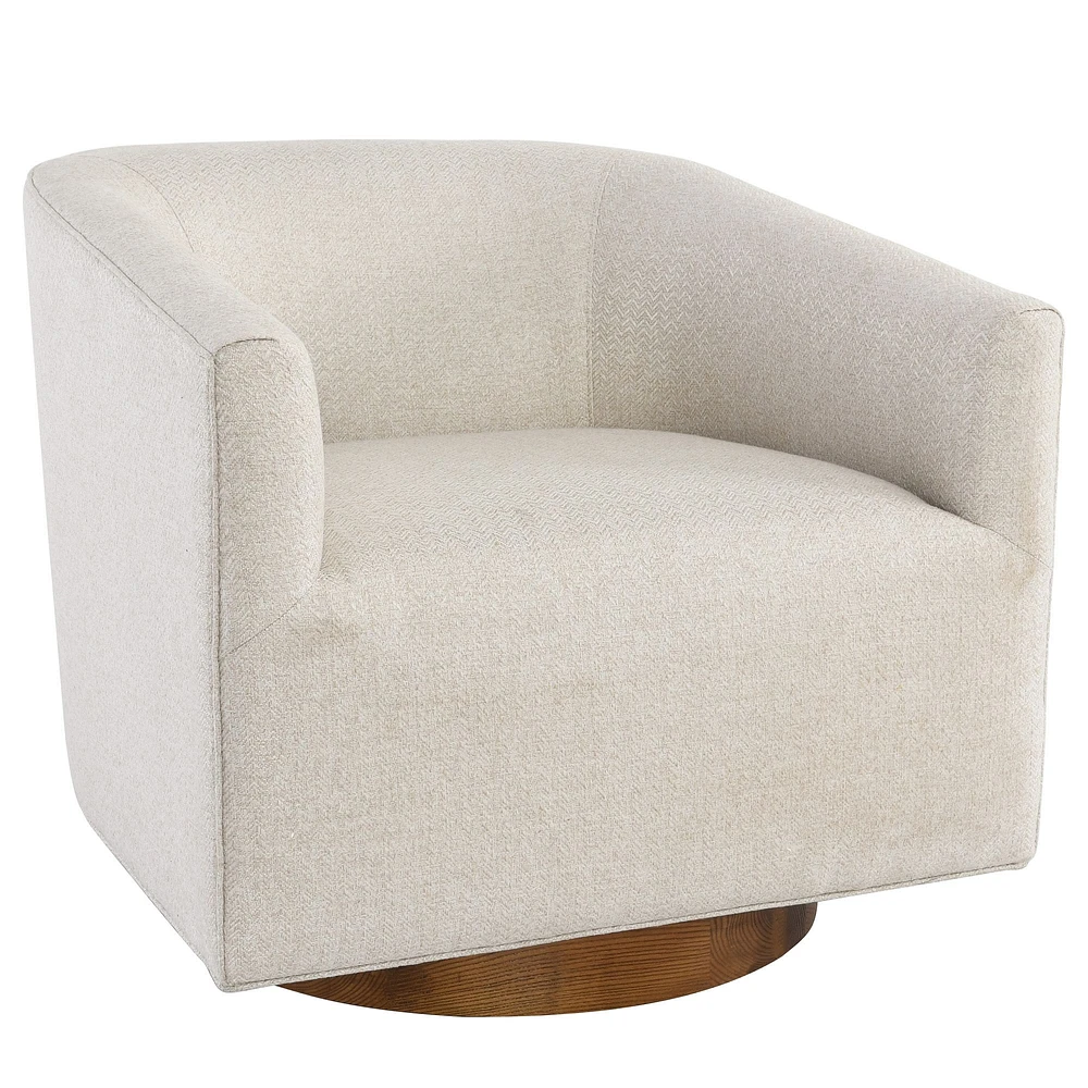 Pedestal Swivel Base Chair | West Elm