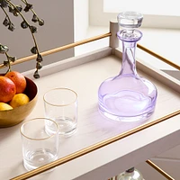 Estelle Colored Glass Vogue Decanter | West Elm