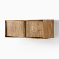 Anton Open & Closed Floating Storage Cubbies (32") | West Elm