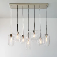 Sculptural 7-Light Pebble Chandelier | West Elm