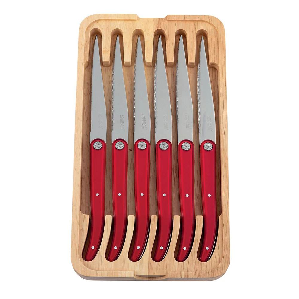 Tarrerias-Bonjean Laguiole Sens Steak Knives (Set of 6) | West Elm