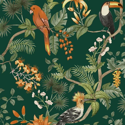 Birds of Paradise Wallpaper | West Elm