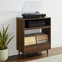 Crosley Liam Record Player Stand, Walnut