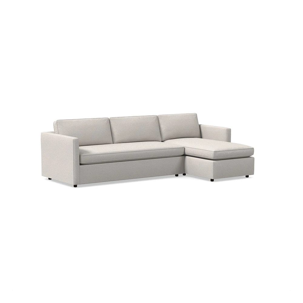 Harris 2 Piece Pop Up Sleeper Sectional With Storage | West Elm