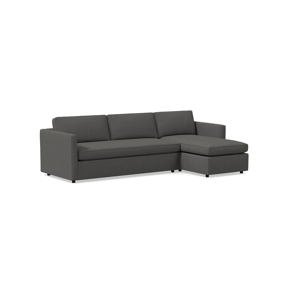 Harris 2 Piece Pop Up Sleeper Sectional With Storage | West Elm