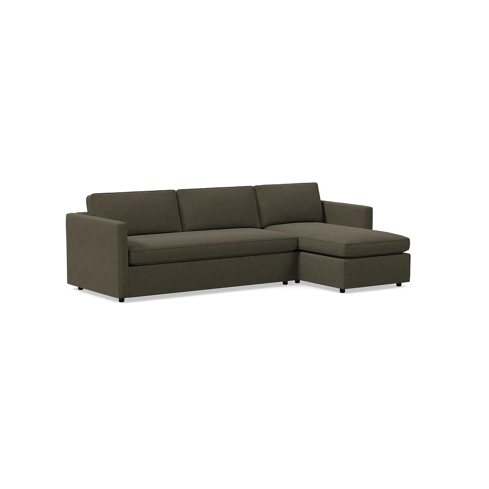 Harris 2 Piece Pop Up Sleeper Sectional With Storage | West Elm