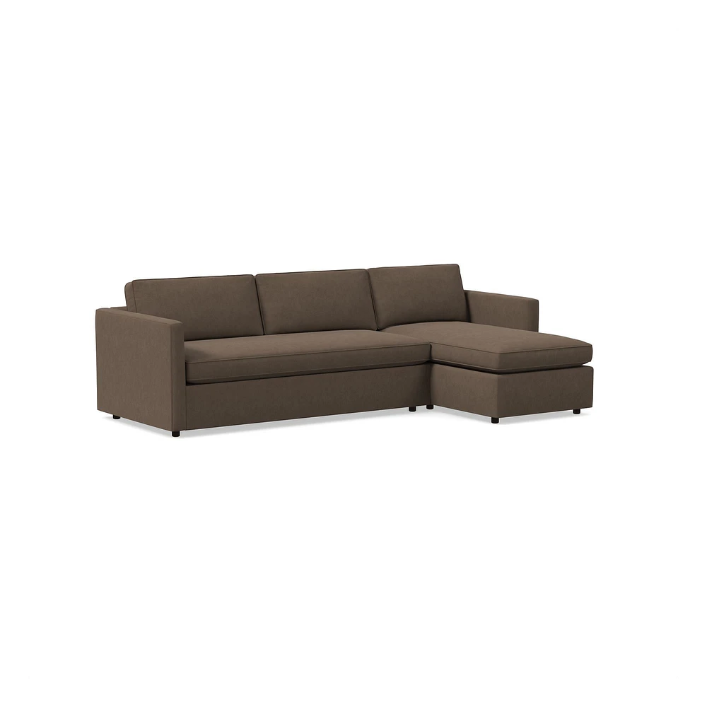 Harris 2 Piece Pop Up Sleeper Sectional With Storage | West Elm