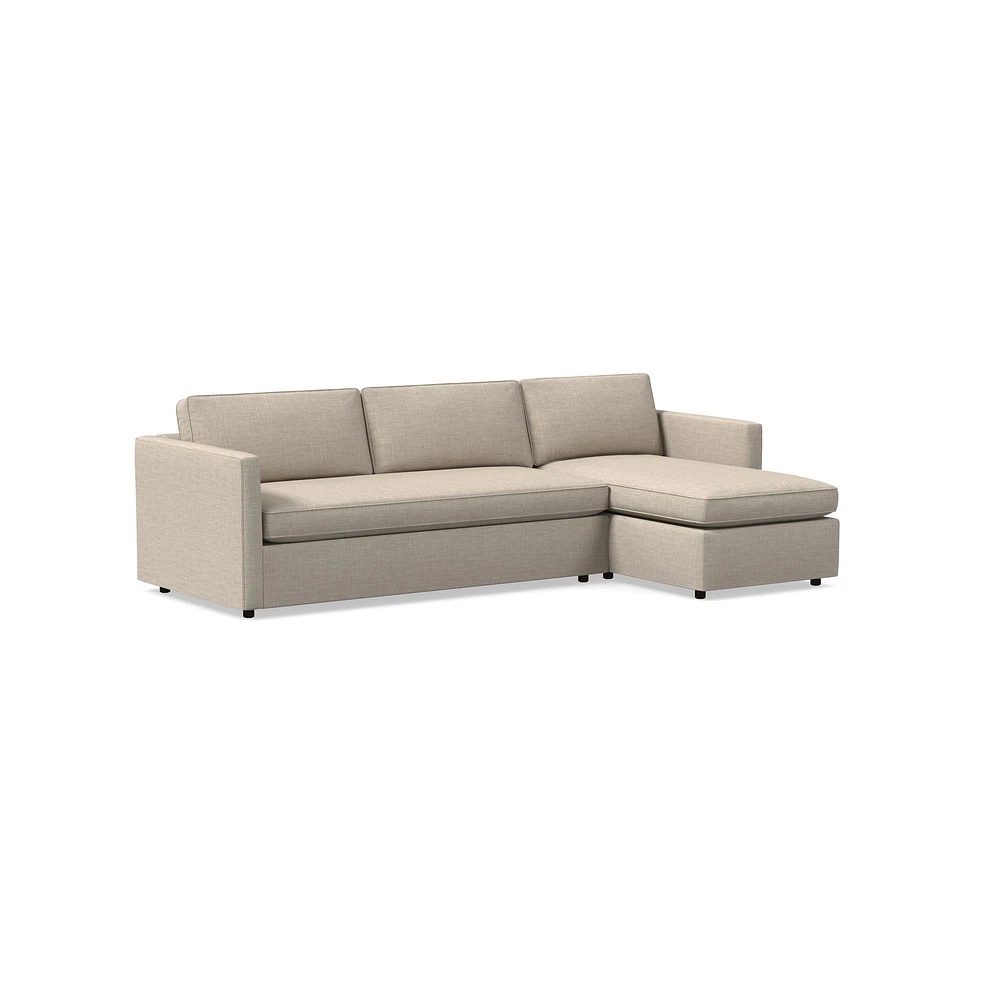 Harris 2 Piece Pop Up Sleeper Sectional With Storage | West Elm