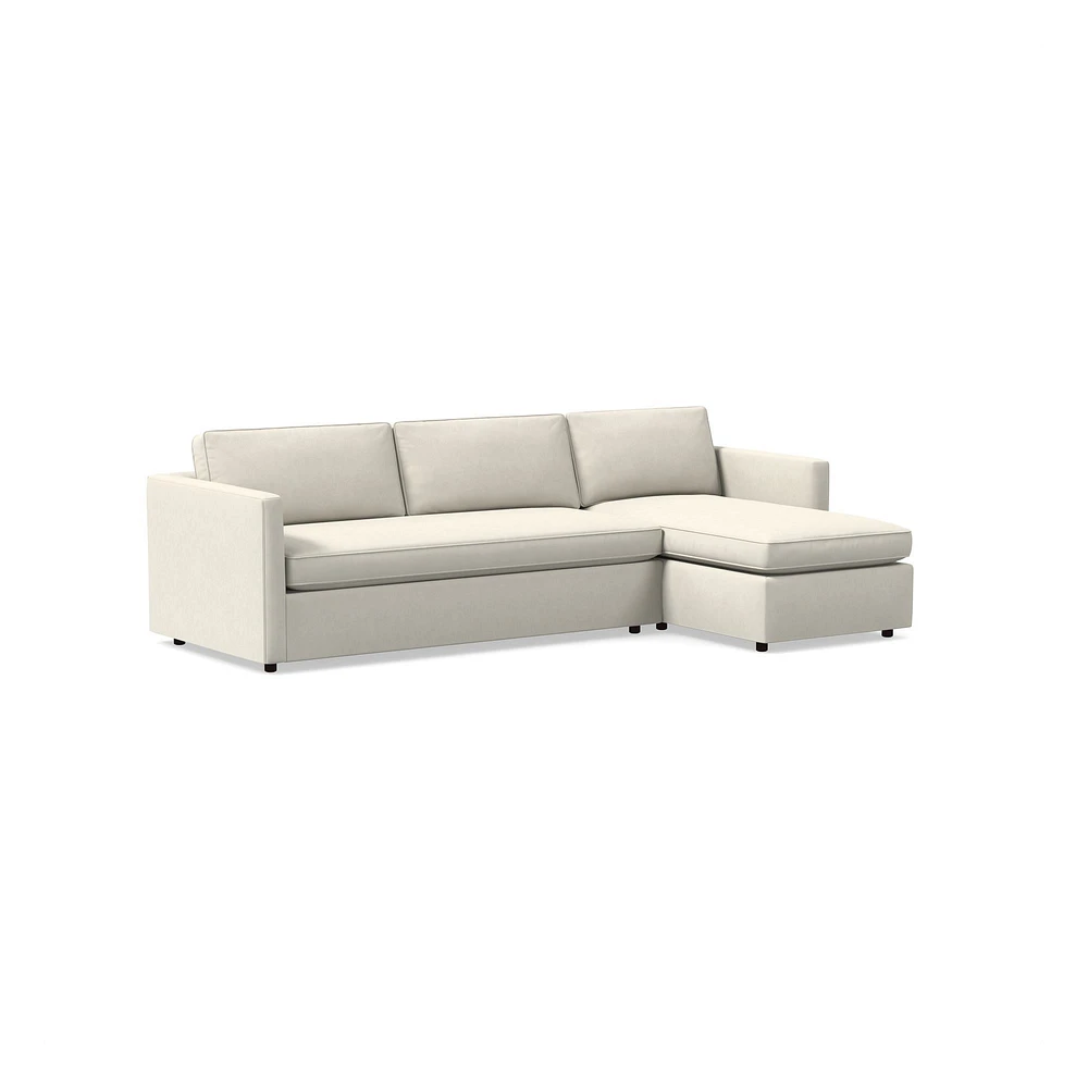 Harris 2 Piece Pop Up Sleeper Sectional With Storage | West Elm