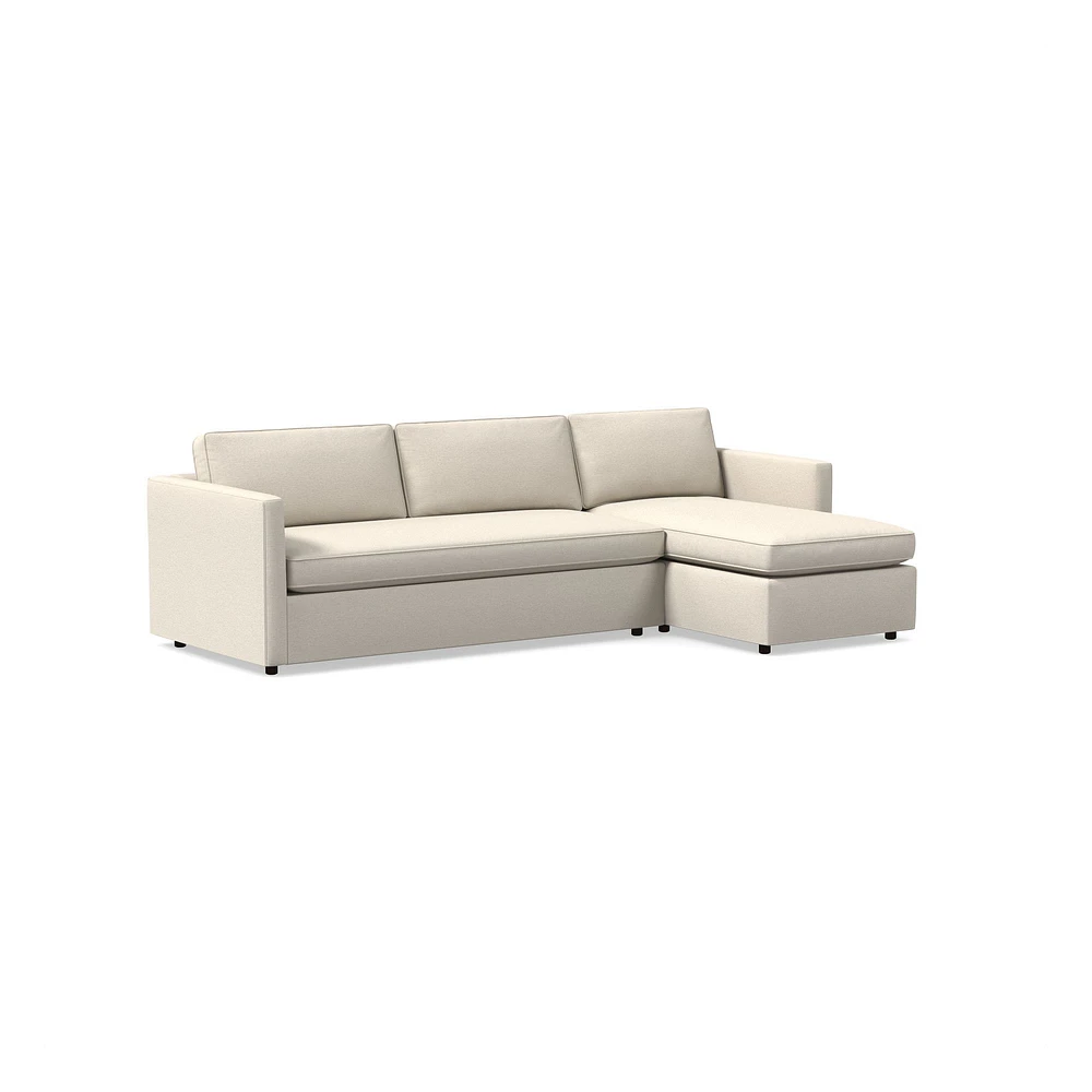 Harris 2 Piece Pop Up Sleeper Sectional With Storage | West Elm
