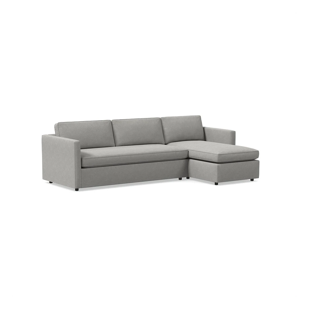 Harris 2 Piece Pop Up Sleeper Sectional With Storage | West Elm