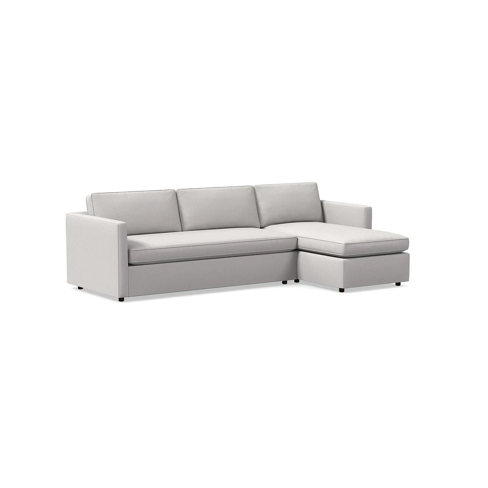 Harris 2 Piece Pop Up Sleeper Sectional With Storage | West Elm
