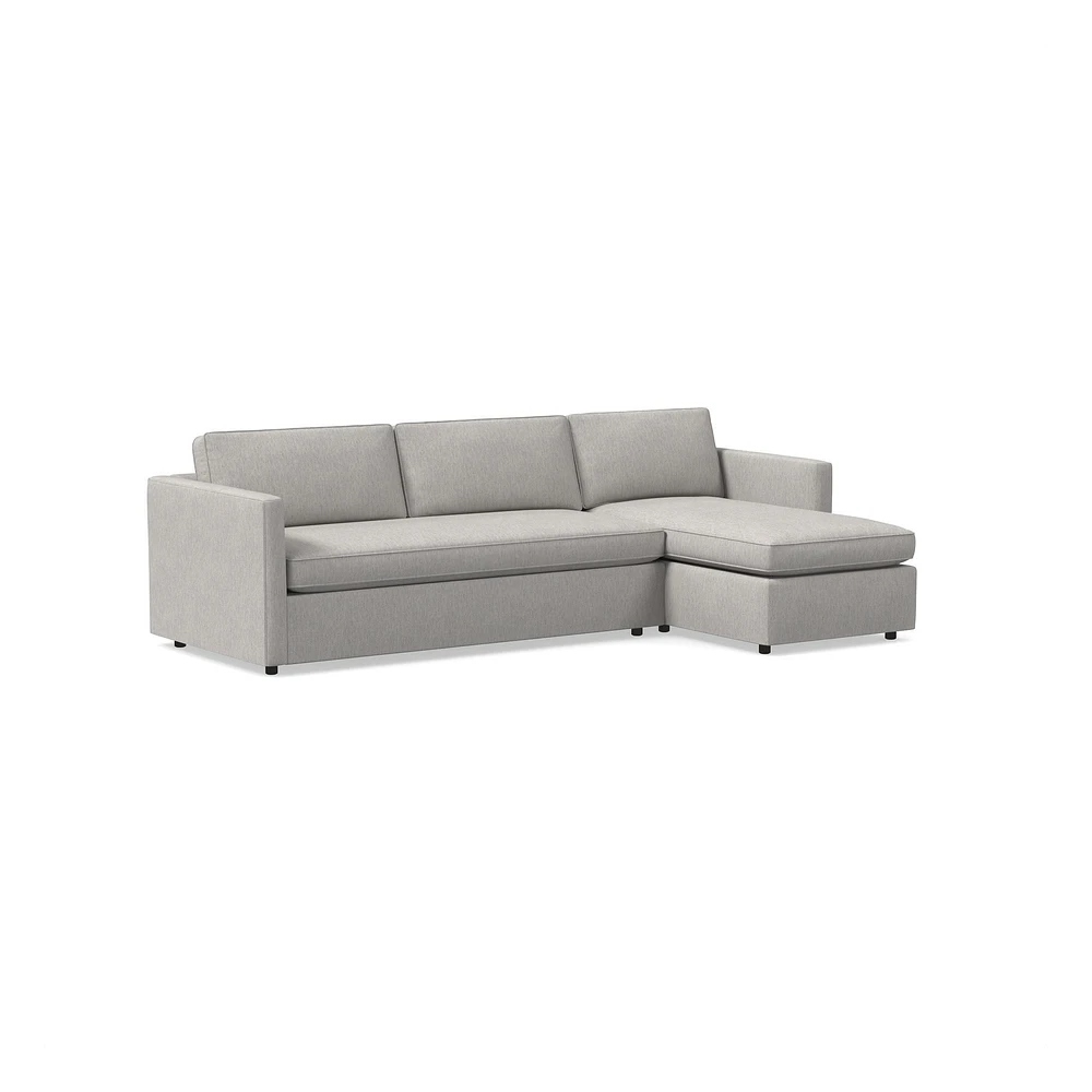Harris 2 Piece Pop Up Sleeper Sectional With Storage | West Elm
