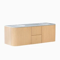 Ellington Floating Double Bathroom Vanity (63") | West Elm