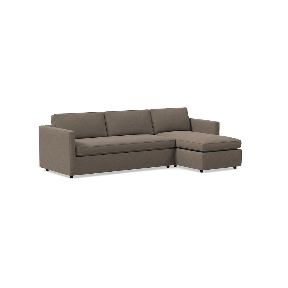 Harris 2 Piece Pop Up Sleeper Sectional With Storage | West Elm