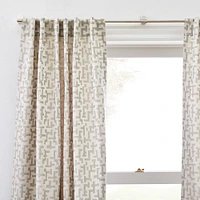 Maze Jacquard Curtain | West Elm