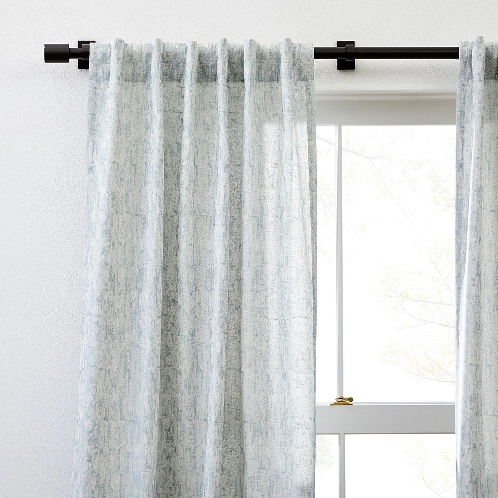 Woodland Shine Jacquard Curtain | West Elm