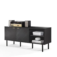 Crosley Brody Record Storage Sideboard (54") | West Elm