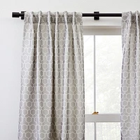 Honeycomb Jacquard Curtain | West Elm