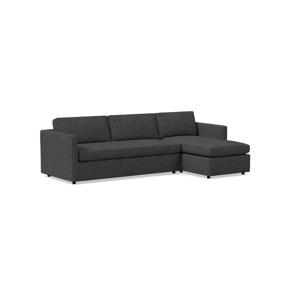 Harris 2 Piece Pop Up Sleeper Sectional With Storage | West Elm