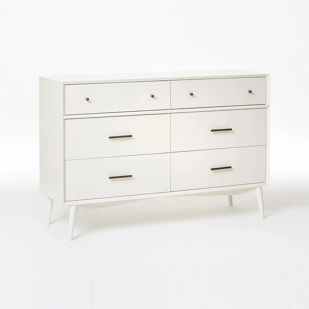 Mid-Century 6-Drawer Dresser (56") | West Elm