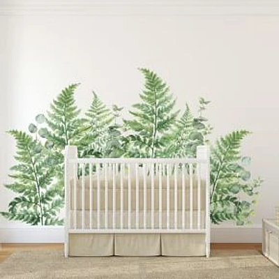 Ferns & Eucalyptus Wall Decals, Set of 12