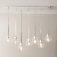 Sculptural 7-Light Geo Chandelier | West Elm