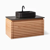 Makoto Floating Single Bathroom Vanity (36") | West Elm