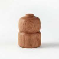 Melanie Abrantes Hardwood Bud Vase - Double | West Elm