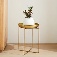 Spun Metal Plant Stand | West Elm