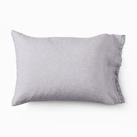 European Flax Linen Ruffle Sheet Set & Pillowcases | West Elm