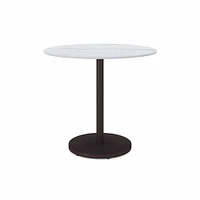 Orbit Restaurant Round Dining Table - Porcelain | West Elm