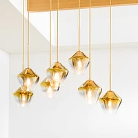 Sculptural 7-Light Geo Chandelier | West Elm