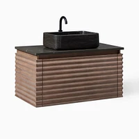 Makoto Floating Single Bathroom Vanity (36") | West Elm