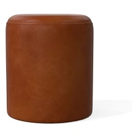 Auburn Leather High-Back Chair Ottoman | West Elm