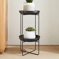 Spun Metal Plant Stand | West Elm