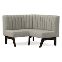 Novak Banquette - Vertical Channel Tufting | West Elm