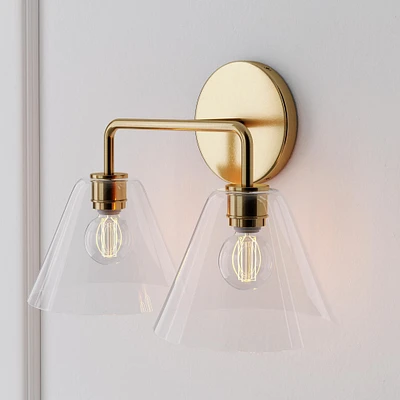 Sculptural -Light Cone Sconce | West Elm