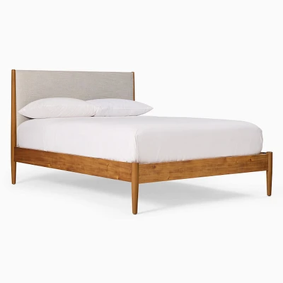 Mid-Century Upholstered Bed | West Elm