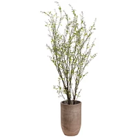 Faux Potted Berry Leaf Tree w/ Planter | West Elm