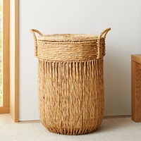 Vertical Lines Seagrass Baskets | West Elm