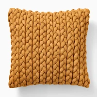 Braided Jersey Pillow Cover | West Elm