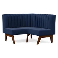 Novak Banquette - Vertical Channel Tufting | West Elm